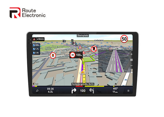 10.36 Inch Android Car Navigation Stereo 8 Core With QLED Screen