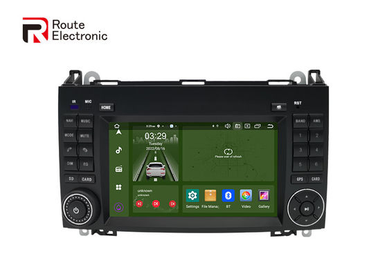 Physical Buttons Double Din Car Stereo , Android 12 Car Radio For Benz B200