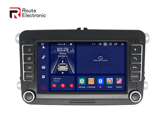 VW Universal Octa Core Android Car Stereo 7 Inch With Cooling Fan Physical Buttons