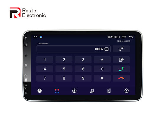 Rotatable Universal Car Stereo , 10.1 Inch Double Din Radio With 360 Panorama Camera