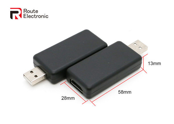 Black Automotive Electronic Accessories , HDMI Video Out Adapter Plug And Play