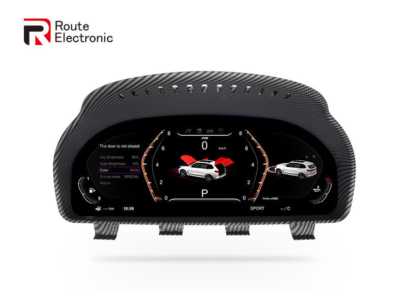 12. 3 Inch Car Digital Dash Cluster 1GB RAM 4GB ROM Support Multi Language