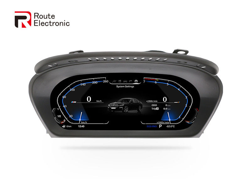 BMW X5 E70 Car Digital Instrument Cluster Multi Language With 1920×720 IPS Screen